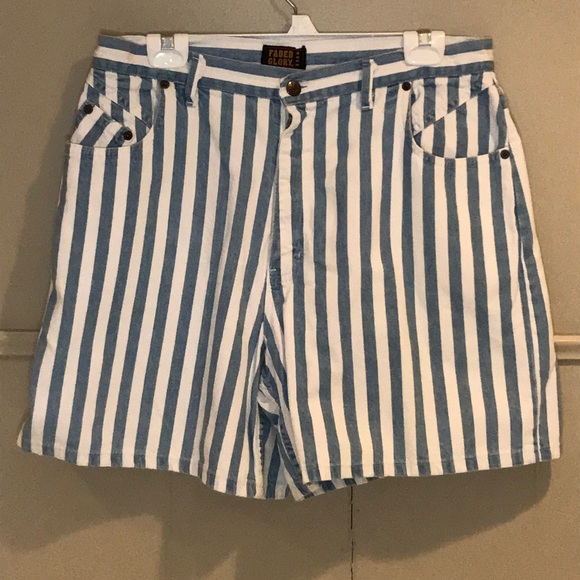 Faded Glory Pants - Faded glory striped shorts